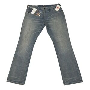 New PRPS Demon Jeans Men's Size 40 x 34 Distressed Light Wash Denim Mid Rise